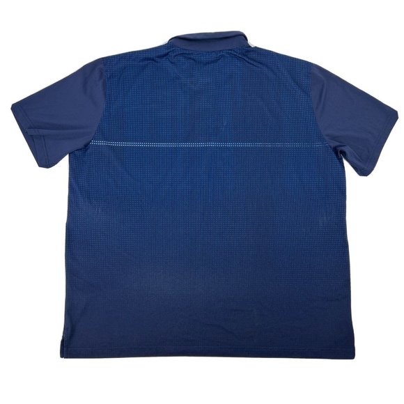 Callaway Shirt Men's XXL Blue Geometric Opti-Dri Short Sleeve Polo Golf - Picture 5 of 9